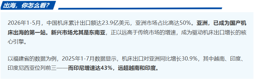 印尼万亿机床替换潮，黄金卡位倒计时！CMES印尼国际机床展，出海首选！-华机展